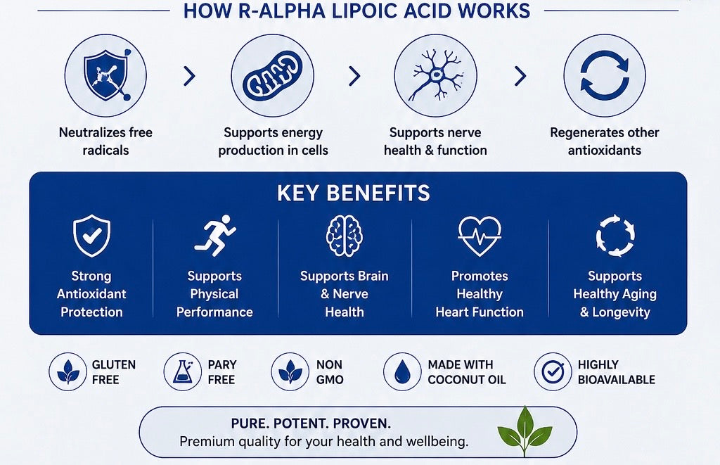R-Alpha Lipoic Acid 600mg Equivalent
