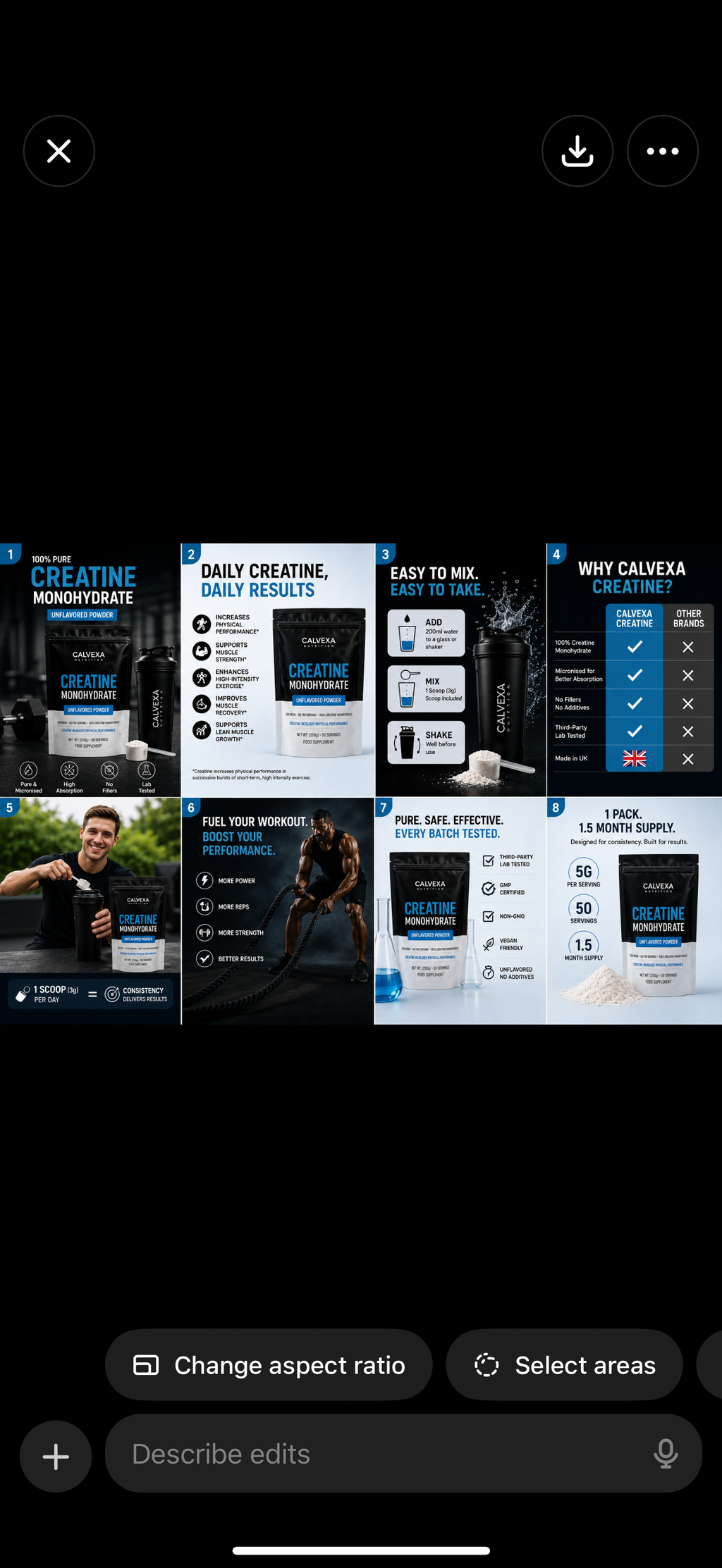 Creatine Monohydrate Powder 250g