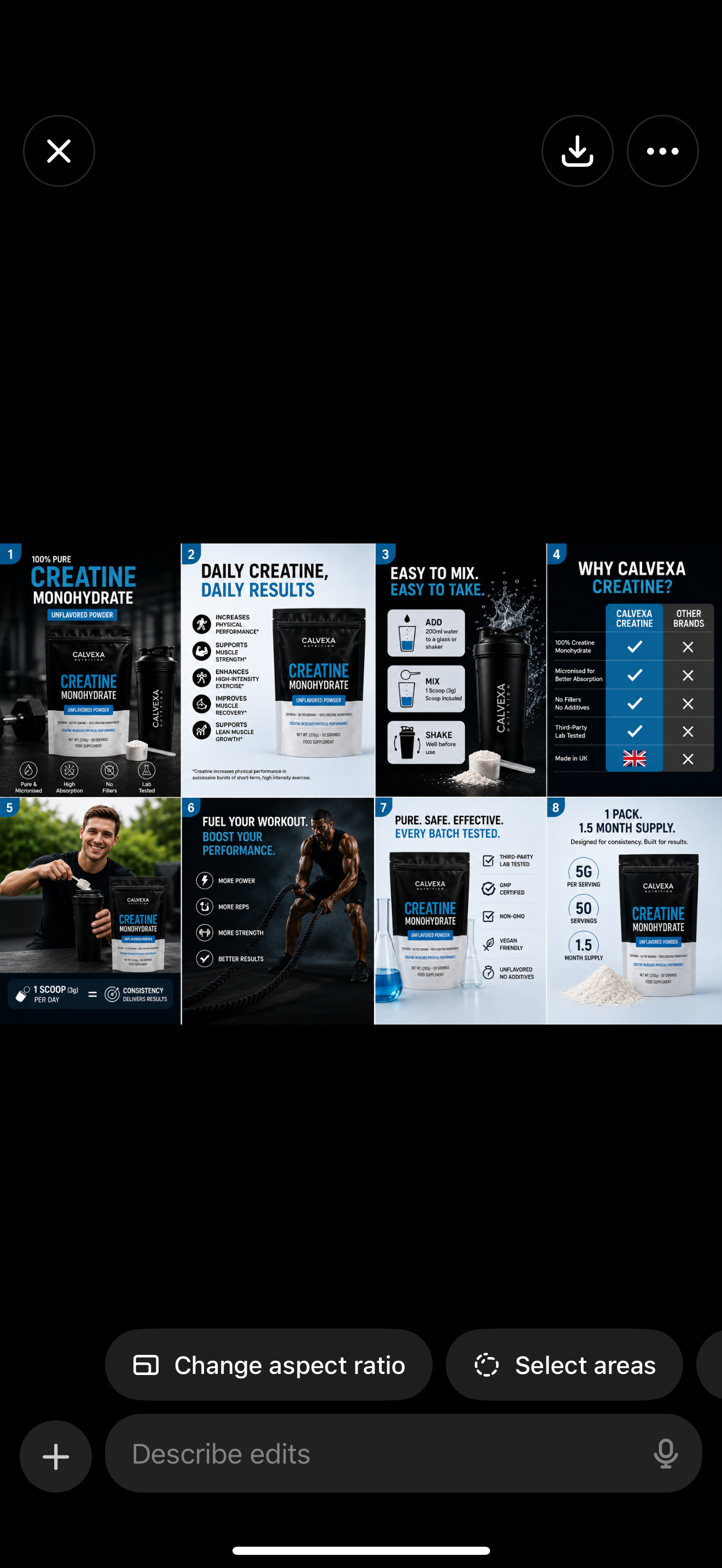 Creatine Monohydrate Powder 250g
